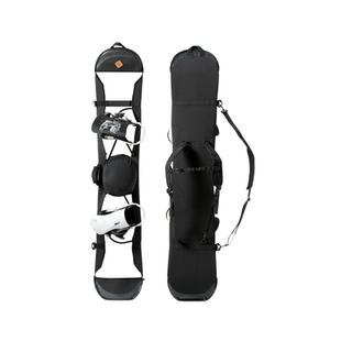 单板饺子皮环保无味面料儿童成人滑雪板保护套双肩不打腿可装头盔