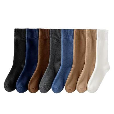 厚袜子男士秋冬季中筒袜加绒加厚