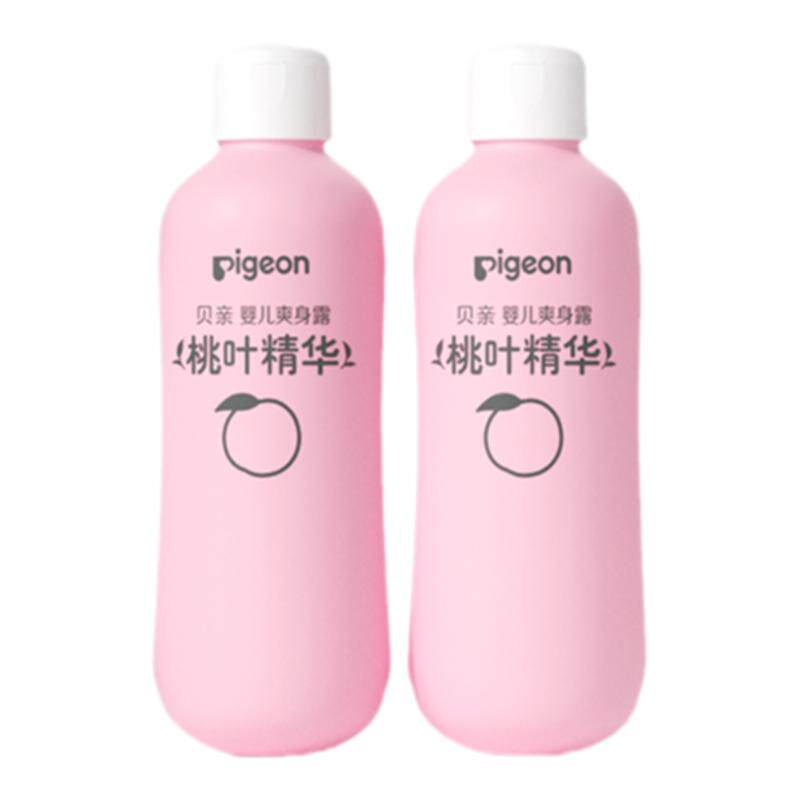 【烈燃618!0元付定】 贝亲桃子水清爽桃叶婴儿爽身露480ml