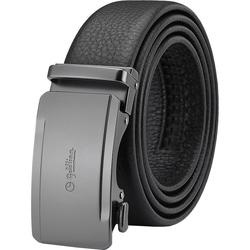 金利来男商务牛皮裤带轻奢礼盒装