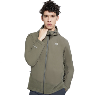 X-BIONIC 旷野抓绒连帽棉服男 保暖棉服滑雪中间层/外套男金标P棉