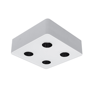 禾品方形明装四头筒射一体斗胆灯智能射灯客厅卧室无主灯防眩筒灯