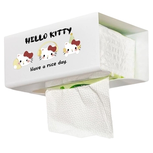 厨房纸巾盒倒挂卫生纸收纳盒厕所壁挂卡通可爱免打孔橱柜纸巾家用