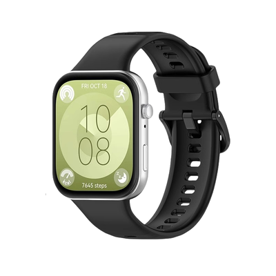 适用华为手表fit3/4表带watch fit2硅胶FIT1智能手表4pro替换腕带三二一代时尚雅致new运动se配件男女
