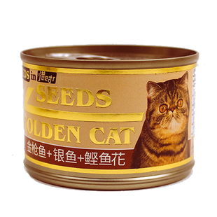 泰国进口Seeds惜时大金罐成猫粮猫零食猫罐头猫咪湿粮整箱170g*24