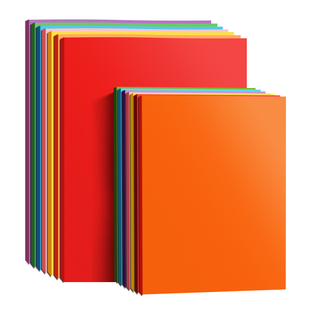 得力折纸卡纸彩色手工硬卡纸A4儿童剪纸彩纸手工纸8k幼儿园宝宝制作材料小学生正方形千纸鹤折叠纸美术专用纸