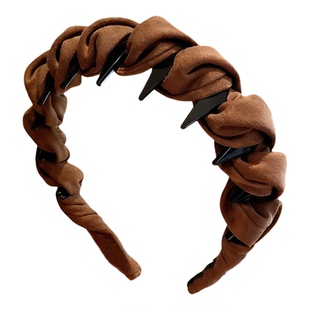 黑色高颅顶发箍女款秋冬2026新款日常外戴显脸小头箍压发发捆头饰