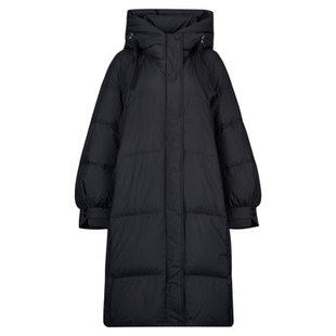 DTLANDO/商场同款25冬新品女装简约连帽宽松灯笼袖长款保暖羽绒服