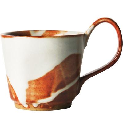 九土手工粗陶咖啡杯个性