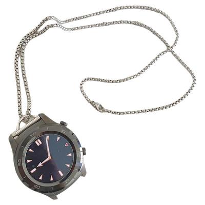 钛钢金属项链挂脖防丢