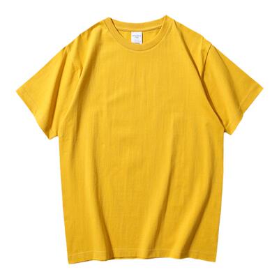 ag240重磅锤子纯色复古短袖