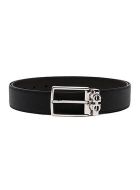 【自营】FERRAGAMO/菲拉格慕男士FW26牛皮革商务简约针扣腰带皮带