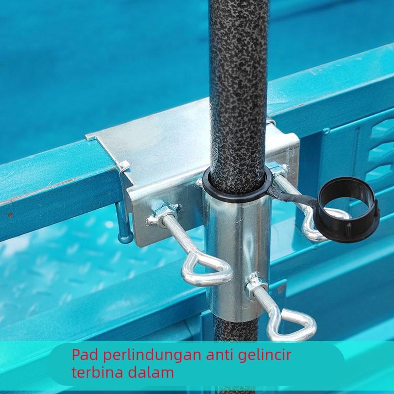 伞夹大伞户外摆摊伞三轮车餐车货车固定架子太阳伞遮阳伞插伞底座