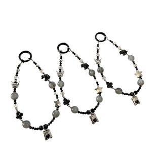 ins风网红轻奢合金手机ccd相机挂件链条卡通可爱木马防丢挂绳链子