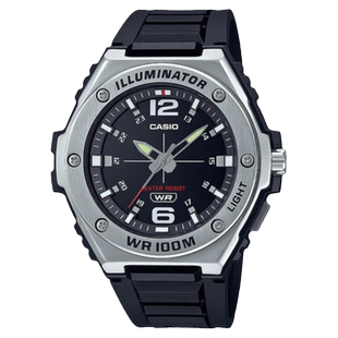 卡西欧手表男钢铁之心简约休闲学生电子表MWA-100H-1A/HD-1A