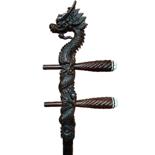 黑檀龙头二胡杆紫檀红花梨酸枝木弯头高山流水凤头高胡越胡锡胡杆