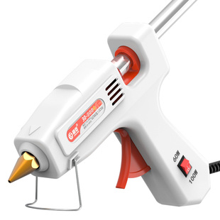 100W大功率胶枪 出胶快不漏胶 带开关大热熔胶枪 胶棒胶条 电熔枪
