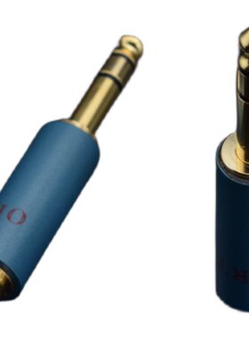 6.35转4.4母转接头连接解码器耳放 4.4平衡母转6.5公耳机转换插头