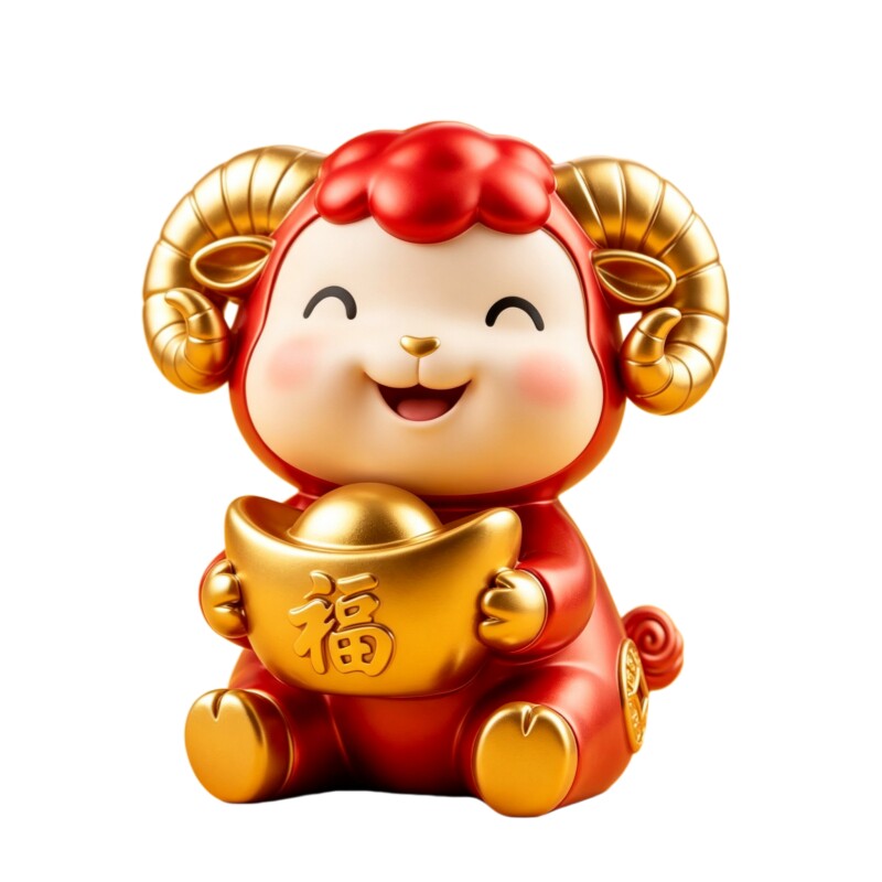 招财小羊本命年存钱罐摆件