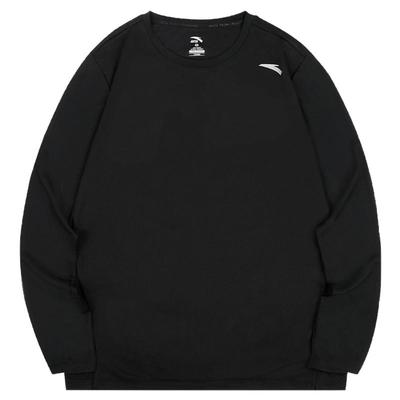 安踏速干长袖T恤男薄款透气上衣