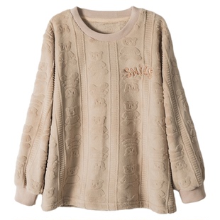 儿童珊瑚绒睡衣男童A类宽松睡裤2025年新款秋冬季男孩保暖家居服