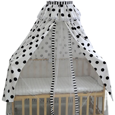 床幔宝宝帐篷防虫遮光挡风纯棉布