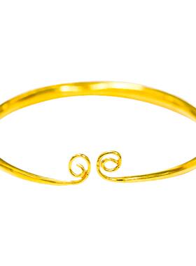 民族风女2024年新款光面手镯