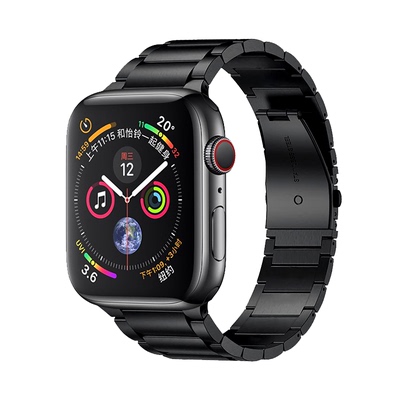 匠戴适用iWatch三株链式米兰钢带