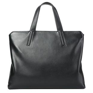 公文包男款商务真皮包包男休闲文件包大容量电脑包男士牛皮手提包