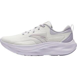 安踏女鞋紫色运动鞋夏季新款网面透气中考体育鞋子跑步鞋女款跑鞋