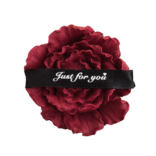 枯叶玫瑰低调红车载香薰出风口夹高级感汽车用品女生车内香水蝴蝶