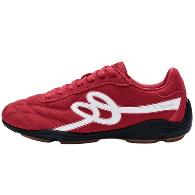 KappaK520女鞋红色德训鞋板鞋子