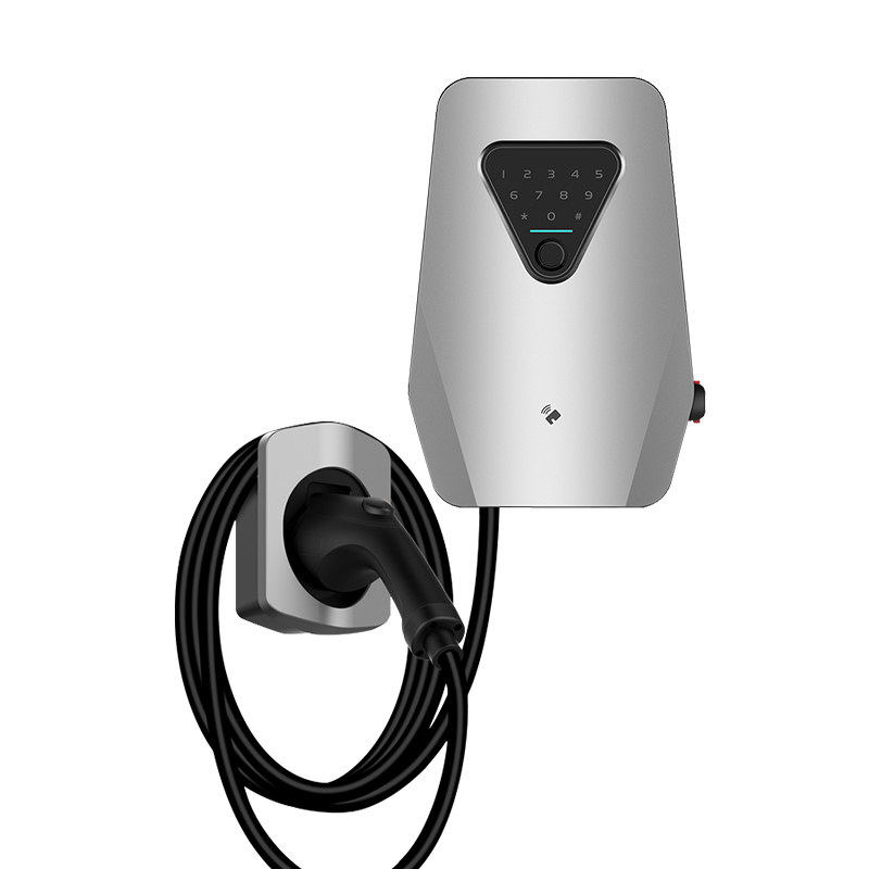 指纹密码启动7kw欧标type2充电桩