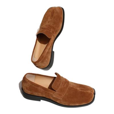 彭姐英伦风复古tabi分趾乐福鞋