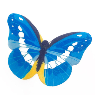 糯米威化纸蝴蝶花朵树叶装饰蛋糕插件 烘焙冷盘寿司酒店菜品摆盘