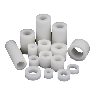 绝缘柱塑料垫片直通柱尼龙套管ABS垫高柱垫圈圆孔间隔柱MM3M4M5M6