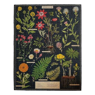 Cavallini拼图1000片植物图鉴