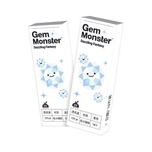 明基GemMonster琦洛丽硅水凝胶隐形近视眼镜女日抛30片