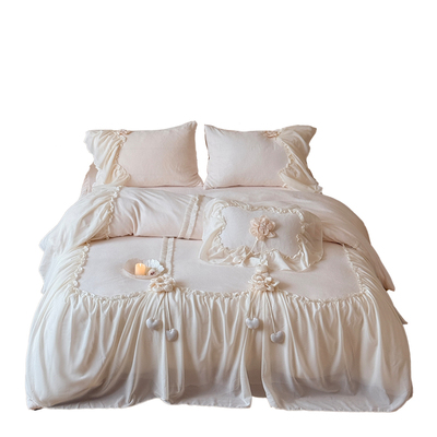 法式公主牛奶绒秋冬四件套