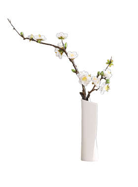 仿真竹子摆件中式假花陶瓷花瓶