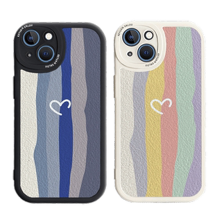 一对新款情侣手机壳任意机型适用iPhone17promax华为vivo羊皮14定制苹果16高级感小众小米15全包搞怪oppo可爱