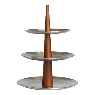 哑光不锈钢法式中古风收纳盘