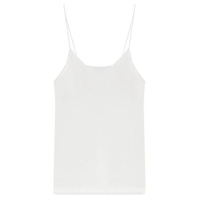 COCOBELLA简约白色针织吊带