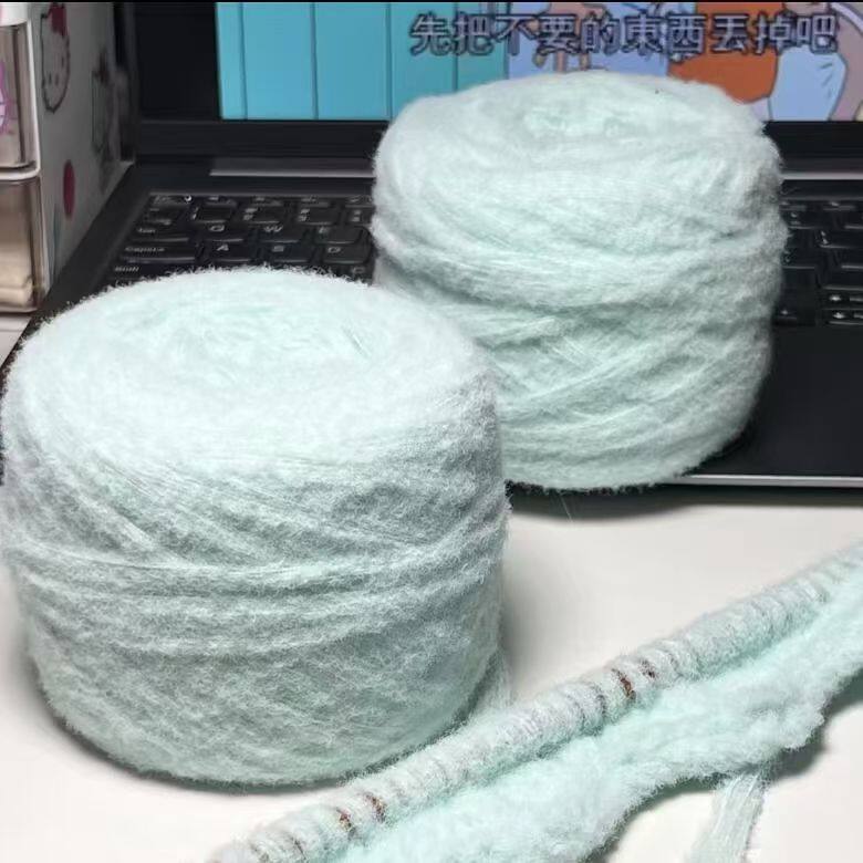 云朵绵绵线围巾手工diy毛线棒针编织秋冬保暖围脖礼物送男女朋友