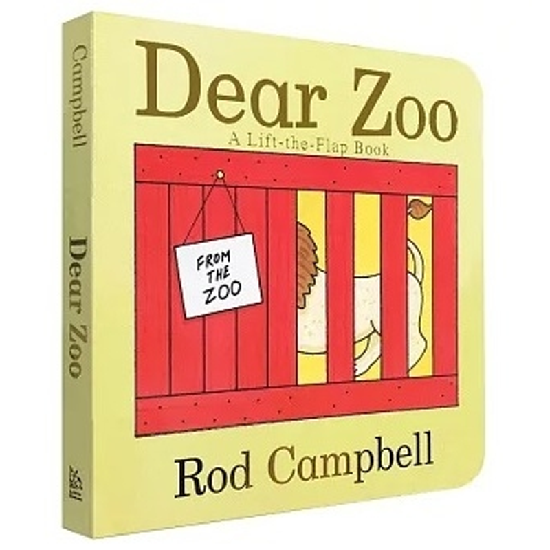 陆续发货 英文原版 Dear Zoo 亲爱的动物园 纸板书 儿童机关操作活动立体翻翻书 低幼宝宝启蒙0-3岁幼儿绘本书籍