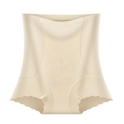 【升级高腰款】洋奢女子内衣买一送一国风刺绣高腰收腹提臀内裤女