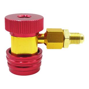 汽车空调加氟接头可调高低压快接头134A氟利昂开瓶器加氟管子工具