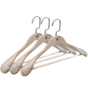 香樟木衣架实木成人西装宽肩加厚衣架驱虫防蛀清香木质无漆挂衣架