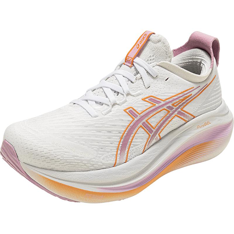 ASICS亚瑟士新款GEL-NIMBUS 27女子缓震回弹跑步鞋透气舒适运动鞋