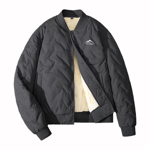 GV真维斯男士棉服外套冬季新款加厚冬装棉袄男款棒球夹克棉衣男B